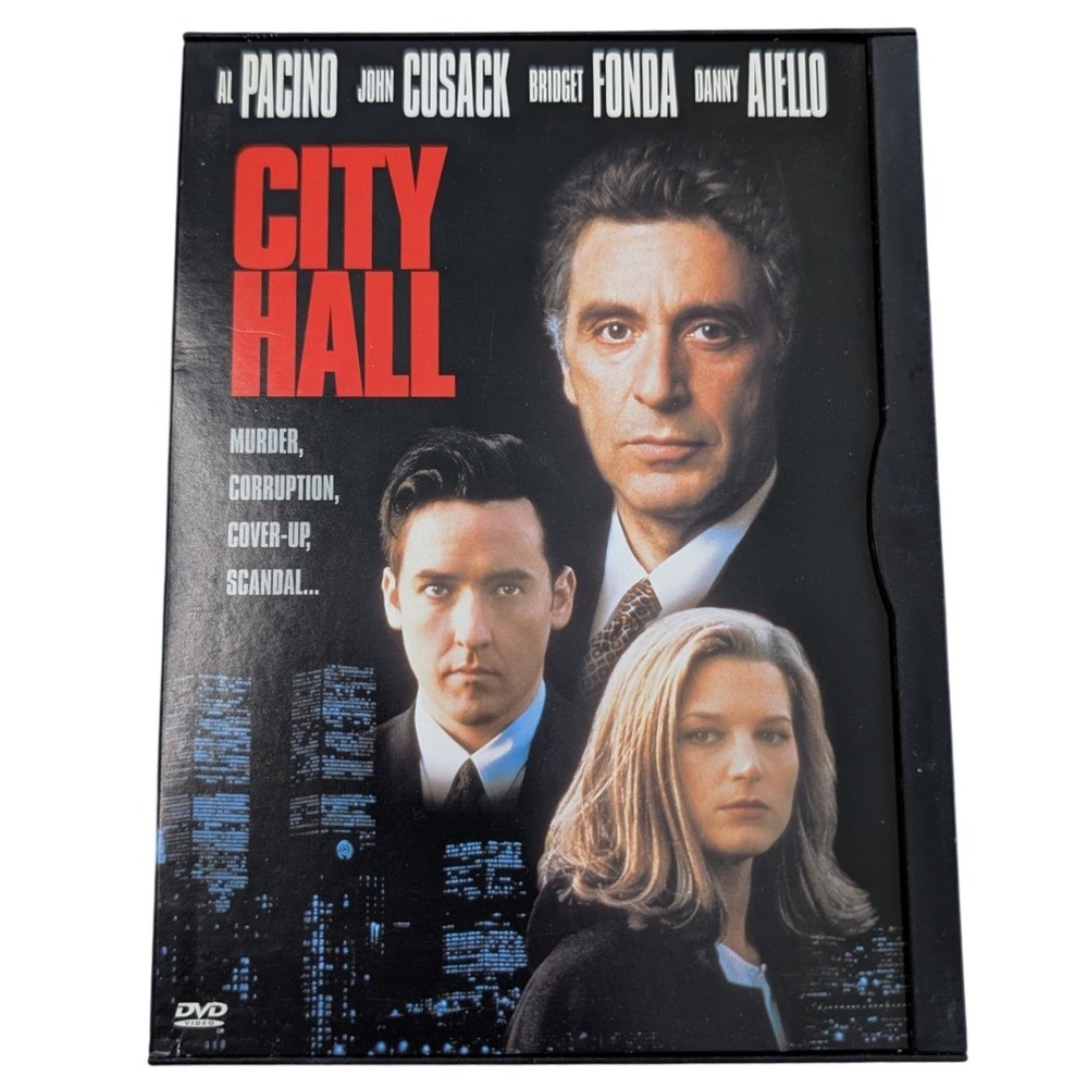 City Hall DVD Al Pacino John Cusack Bridget Fonda Widescreen Thriller Mystery